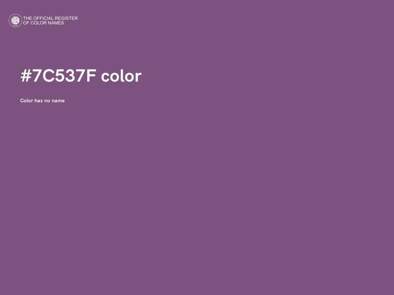 #7C537F color image