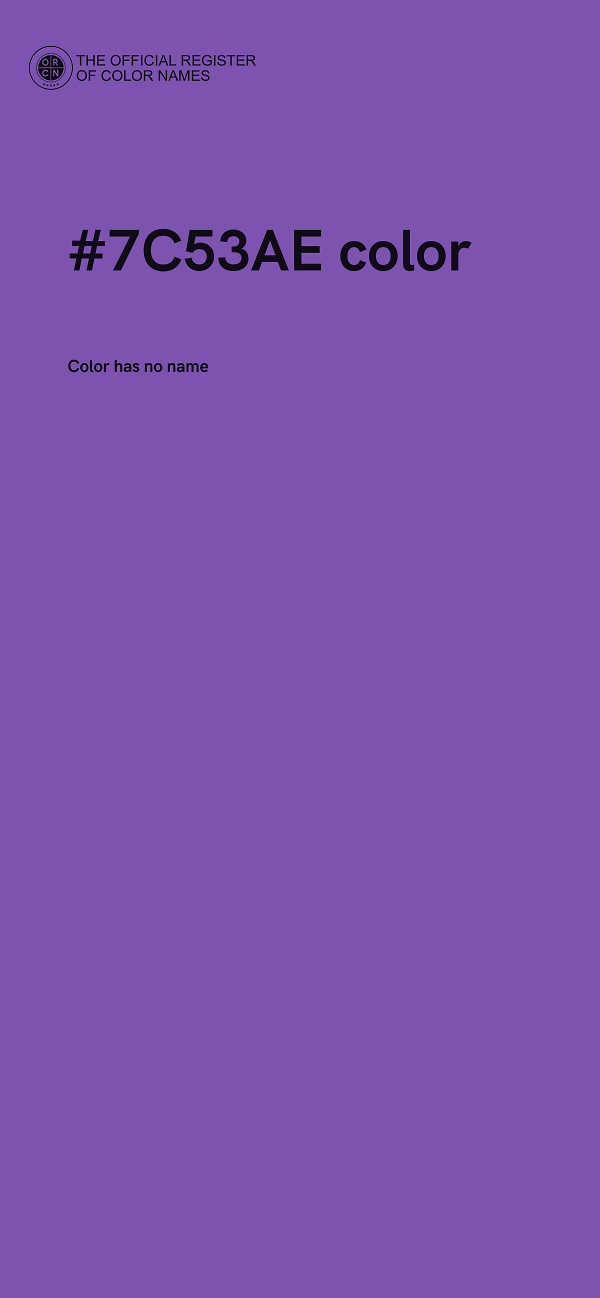 #7C53AE color image
