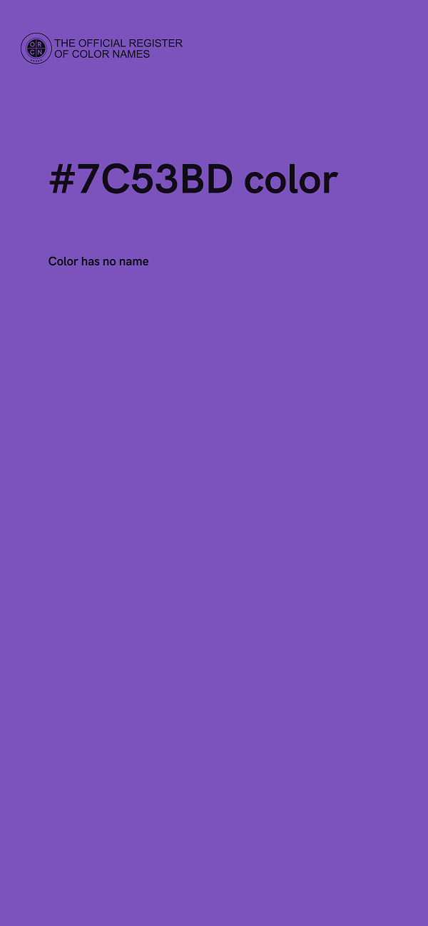 #7C53BD color image