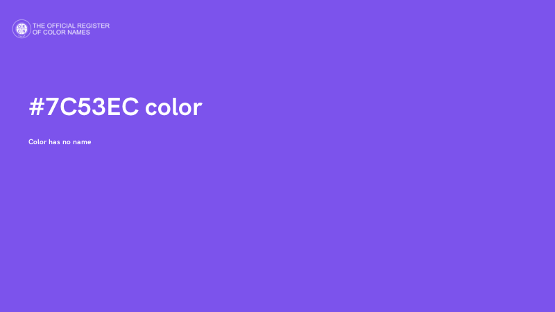 #7C53EC color image