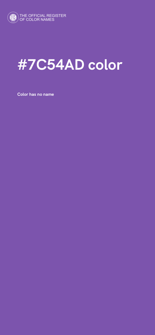 #7C54AD color image