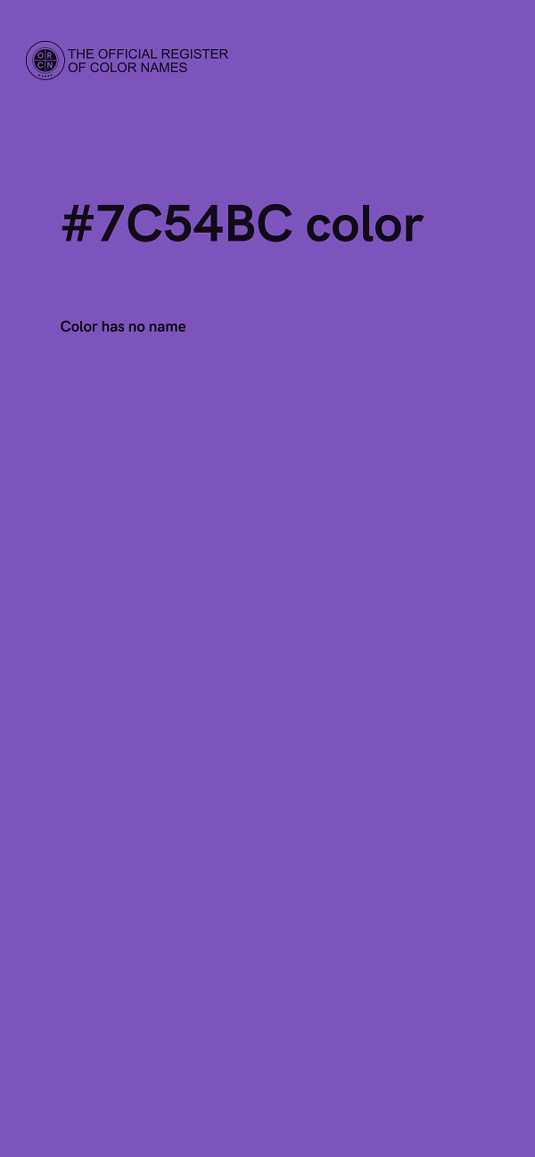 #7C54BC color image