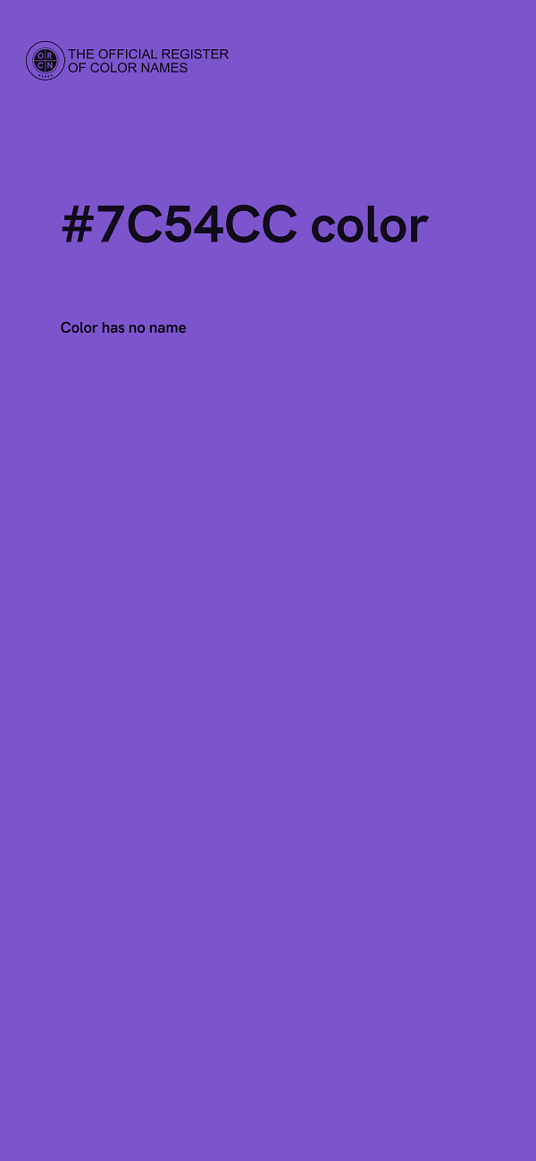 #7C54CC color image