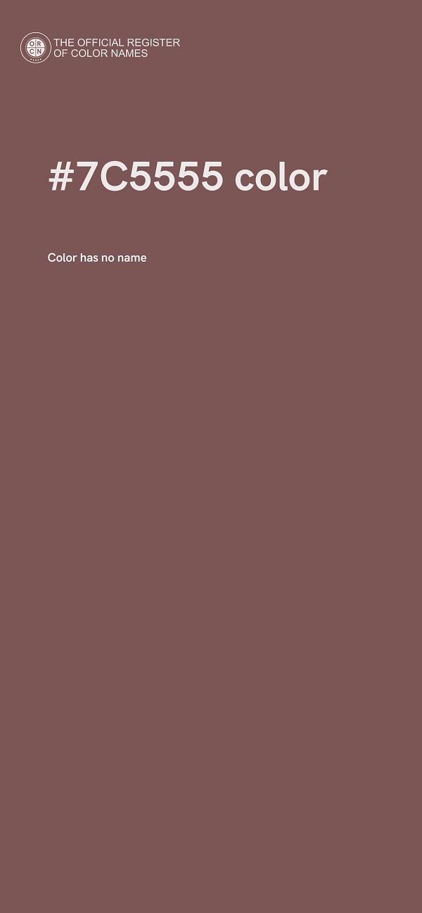 #7C5555 color image