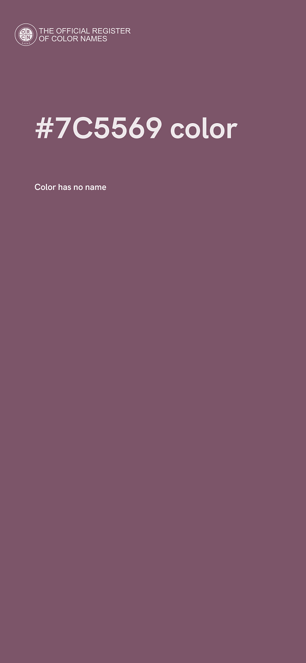#7C5569 color image