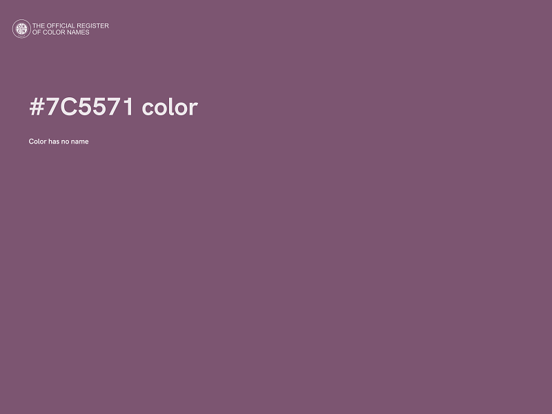 #7C5571 color image