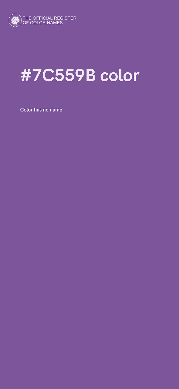 #7C559B color image