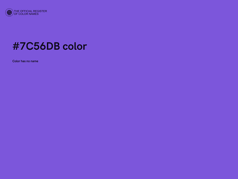 #7C56DB color image