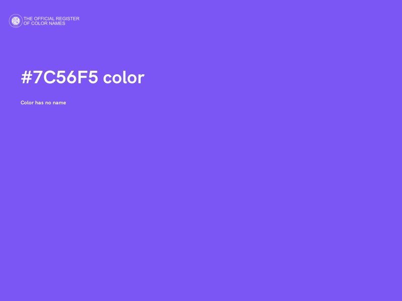 #7C56F5 color image