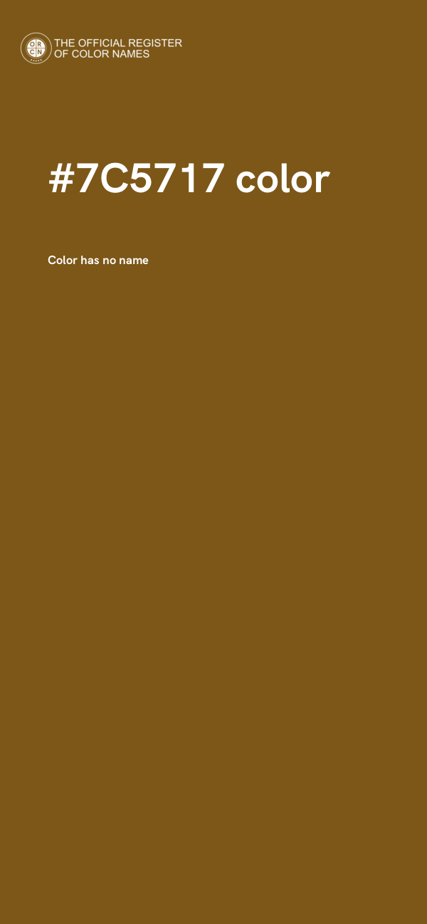 #7C5717 color image