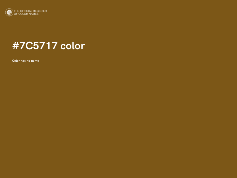 #7C5717 color image