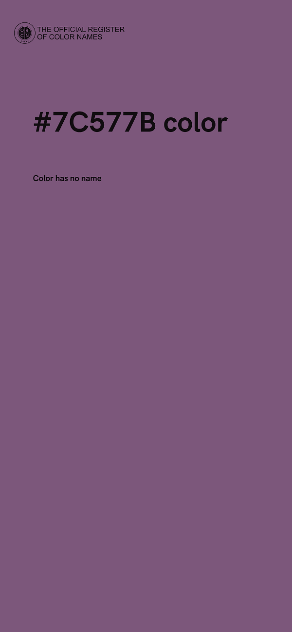 #7C577B color image
