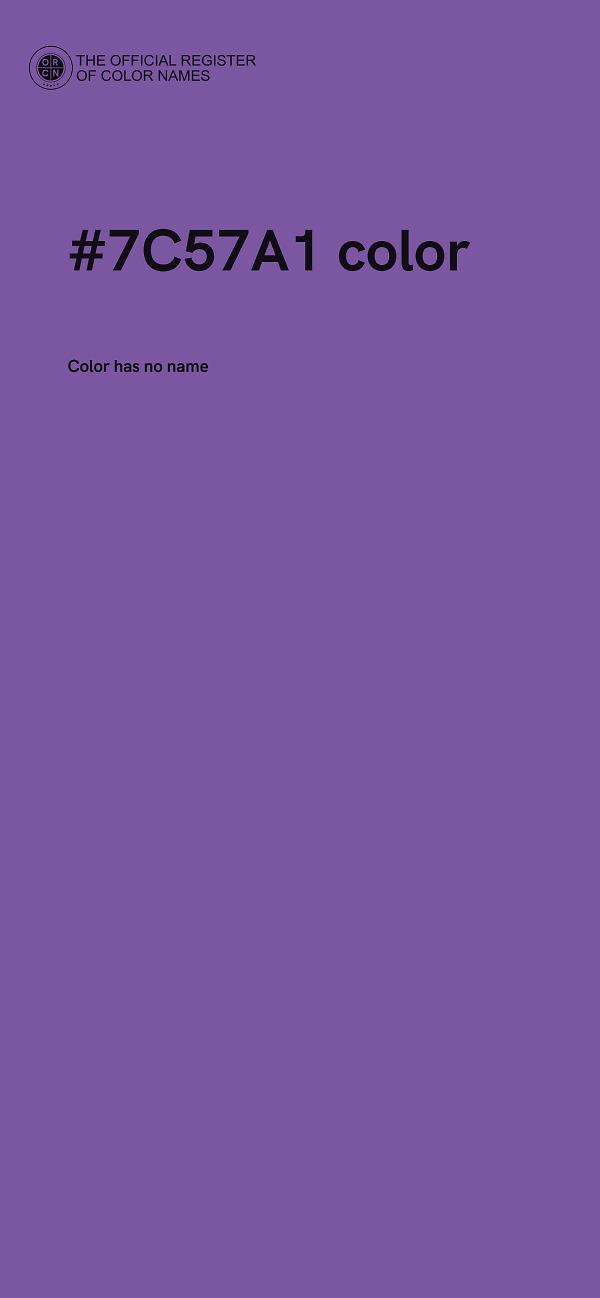 #7C57A1 color image