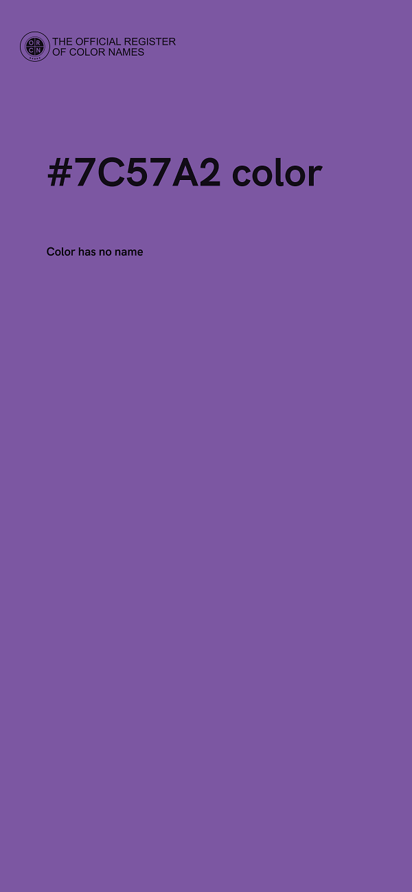 #7C57A2 color image