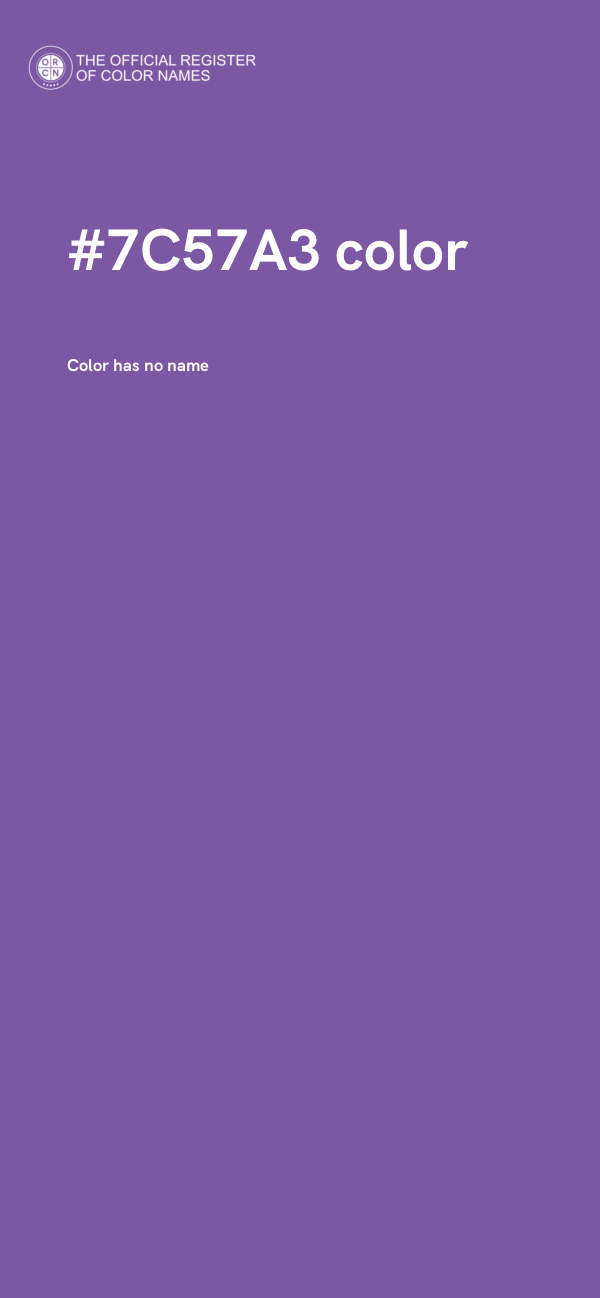 #7C57A3 color image