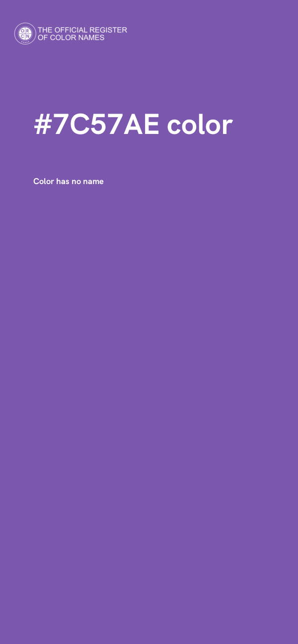 #7C57AE color image