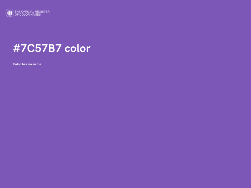 #7C57B7 color image