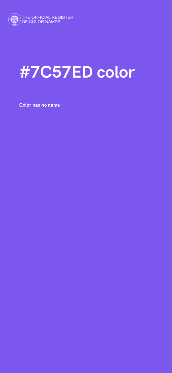 #7C57ED color image