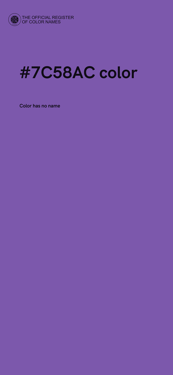 #7C58AC color image
