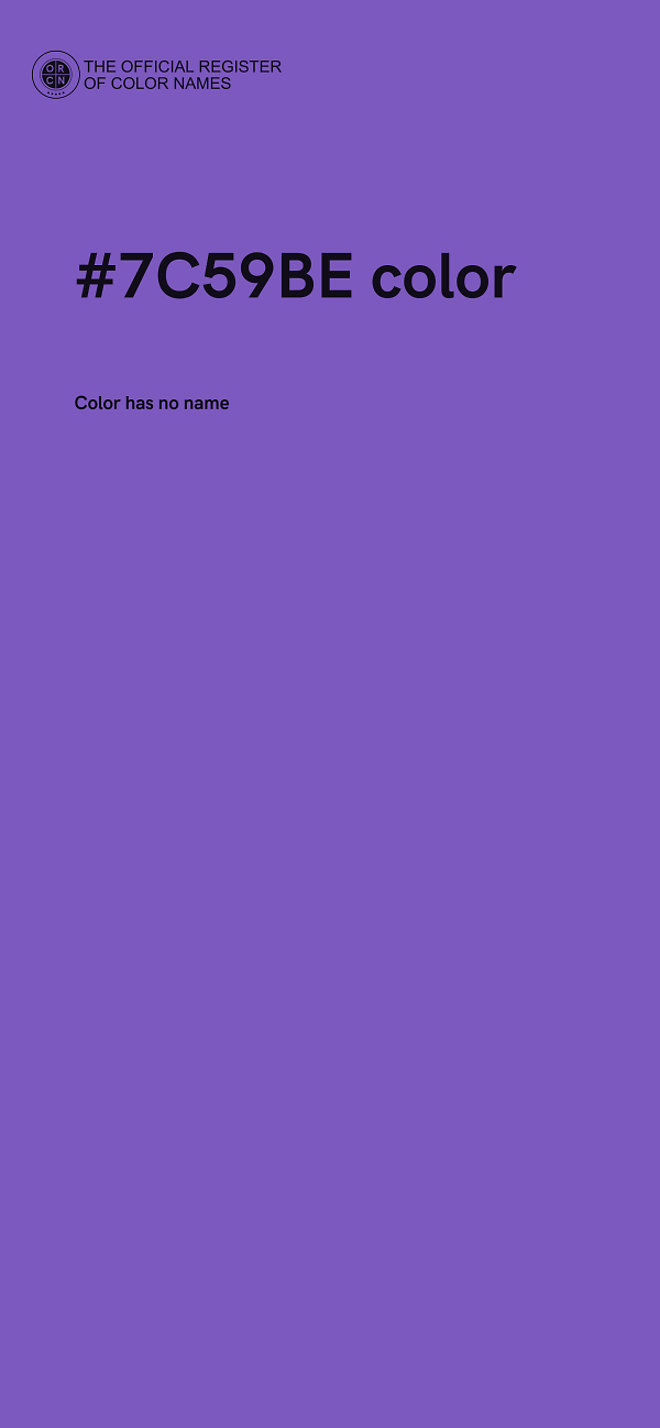 #7C59BE color image