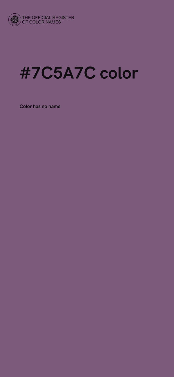 #7C5A7C color image
