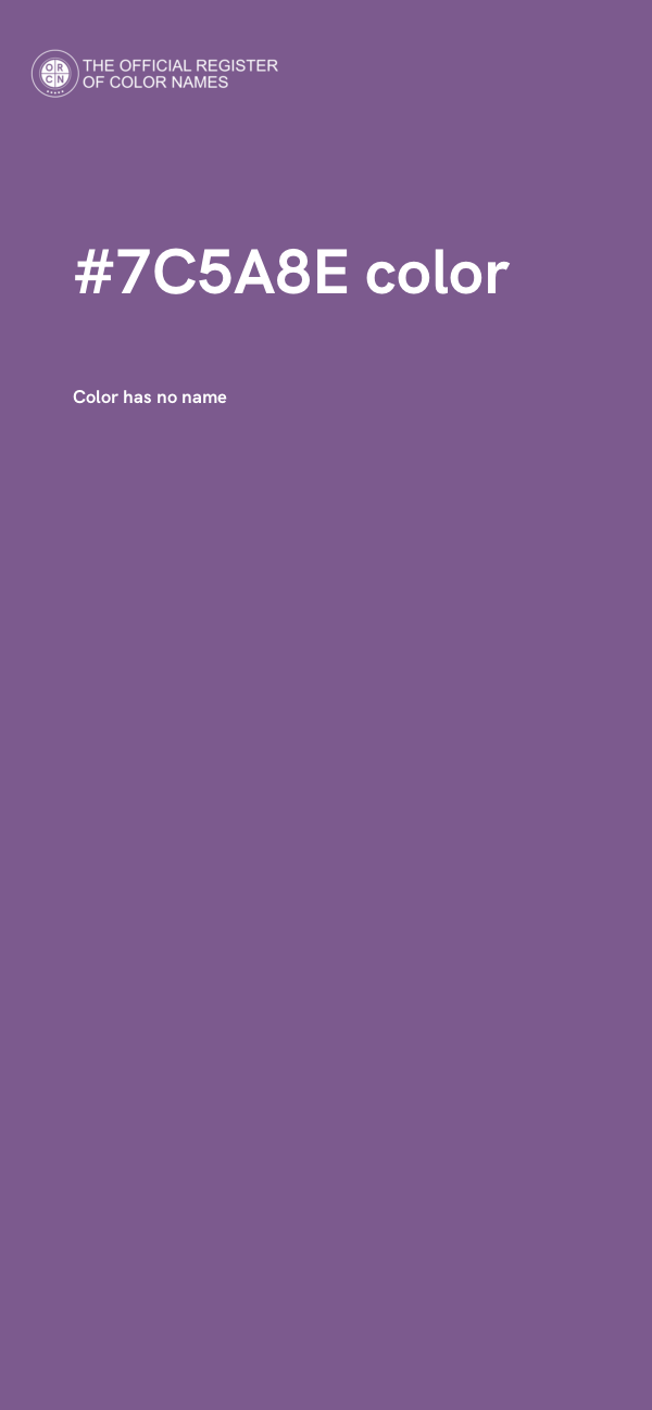 #7C5A8E color image
