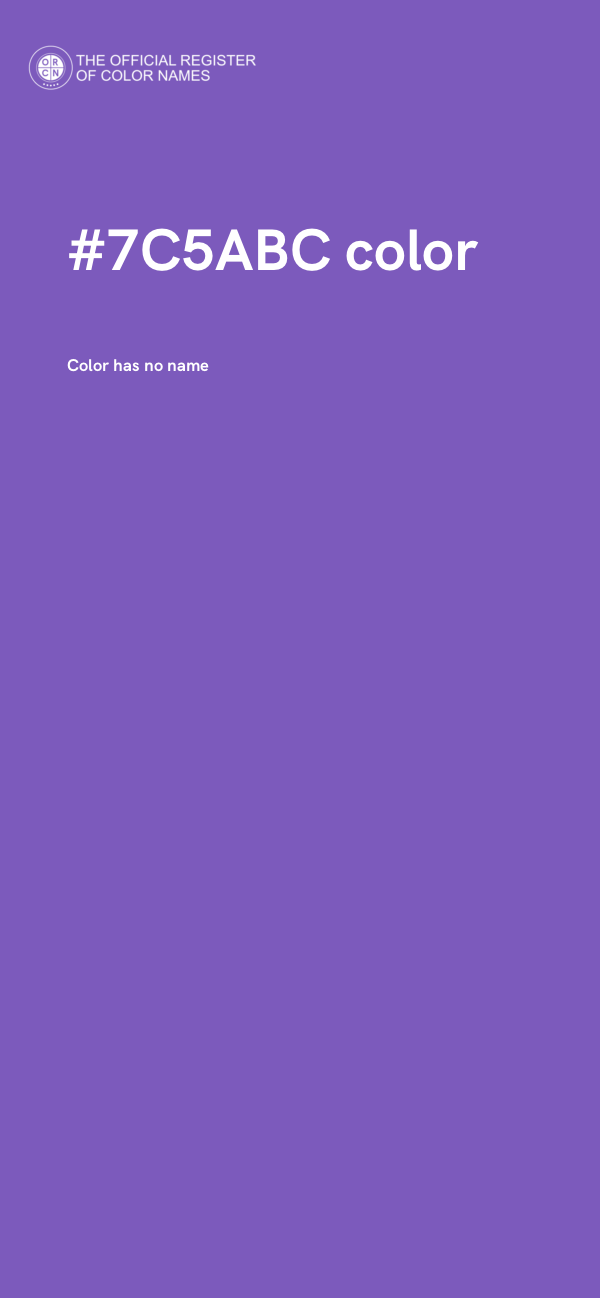 #7C5ABC color image