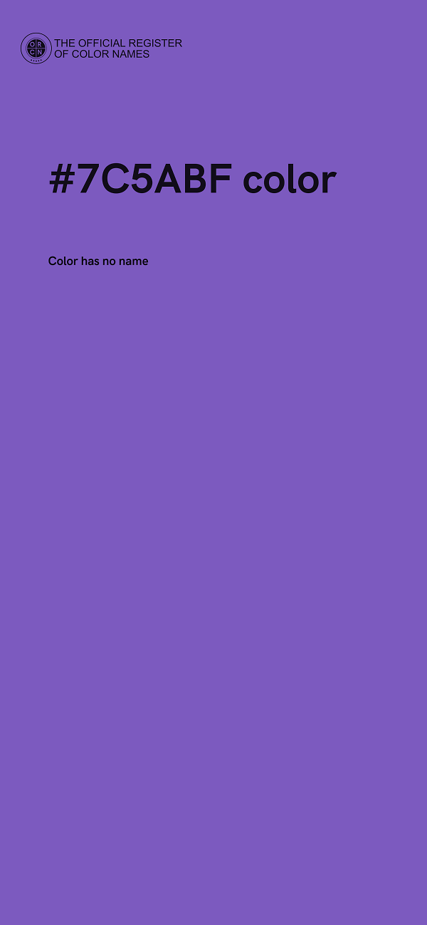 #7C5ABF color image