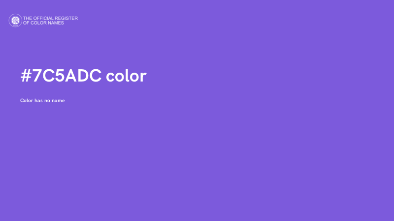 #7C5ADC color image