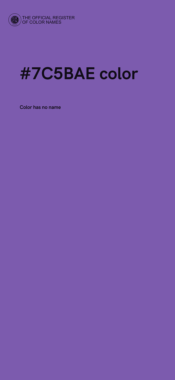 #7C5BAE color image