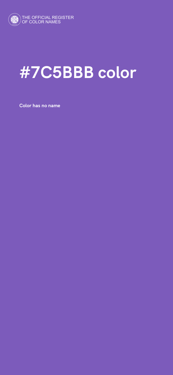 #7C5BBB color image