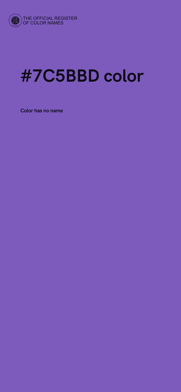 #7C5BBD color image