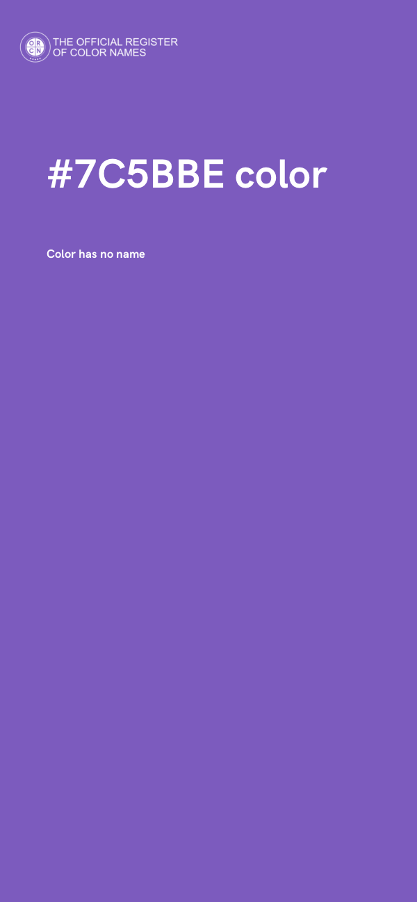 #7C5BBE color image