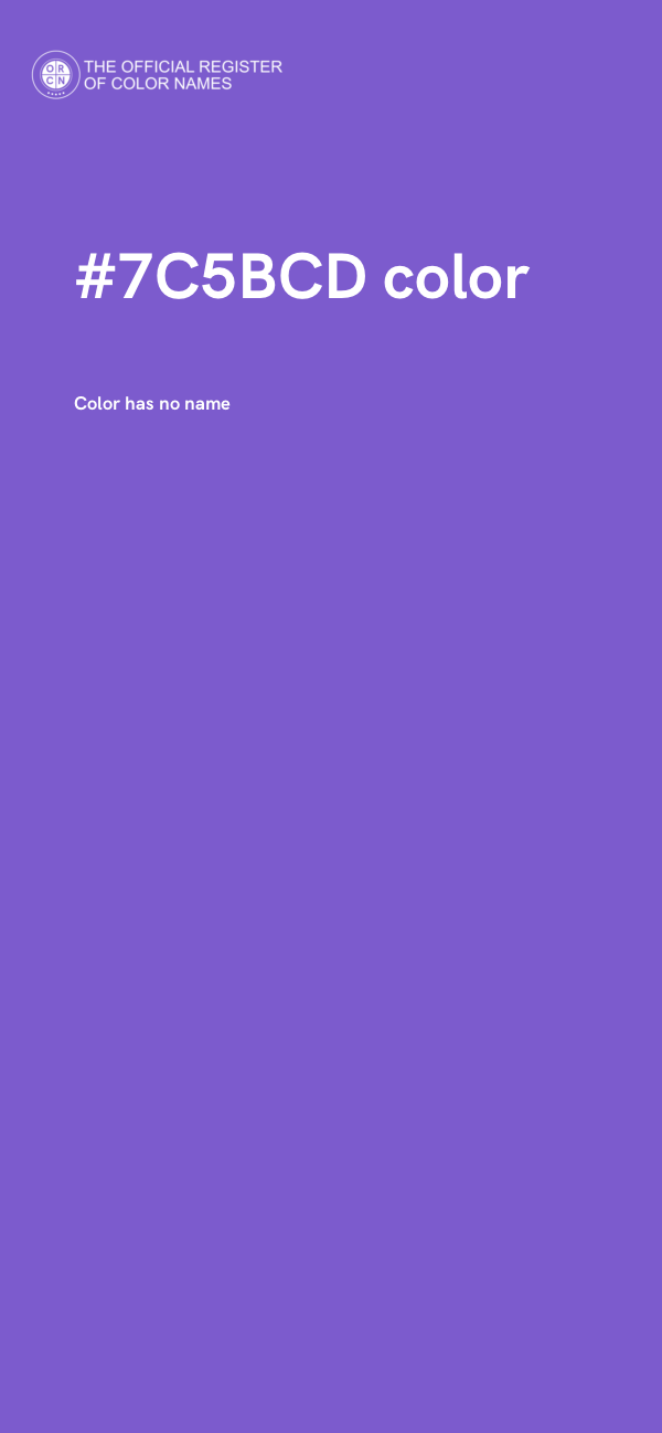 #7C5BCD color image