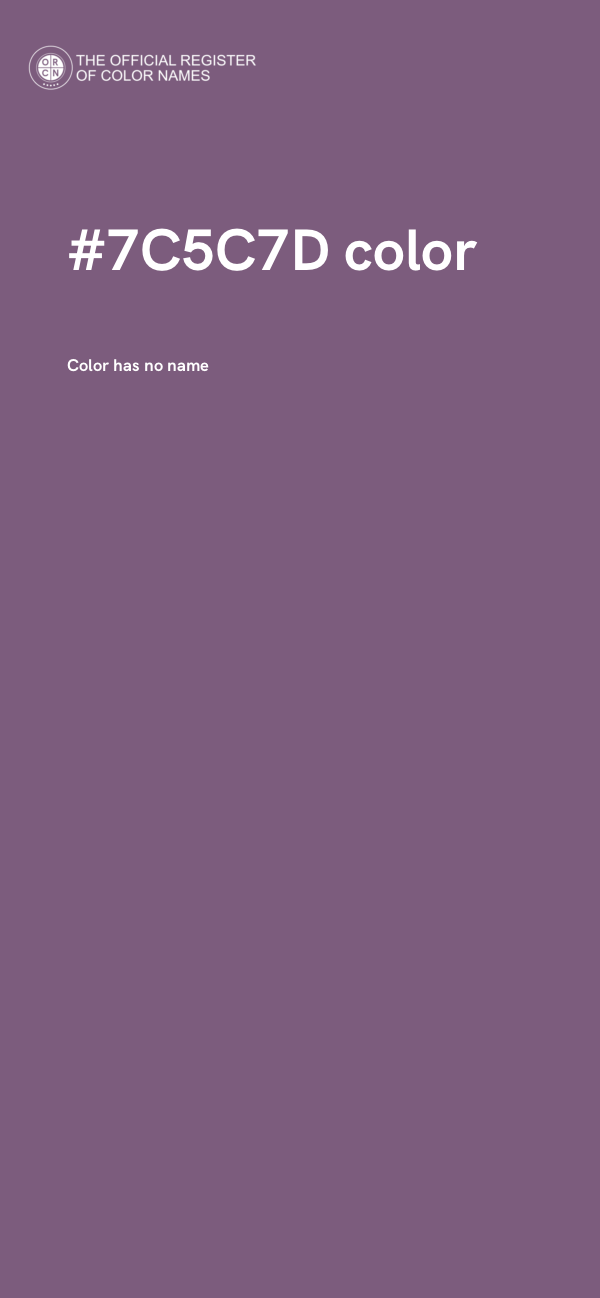 #7C5C7D color image