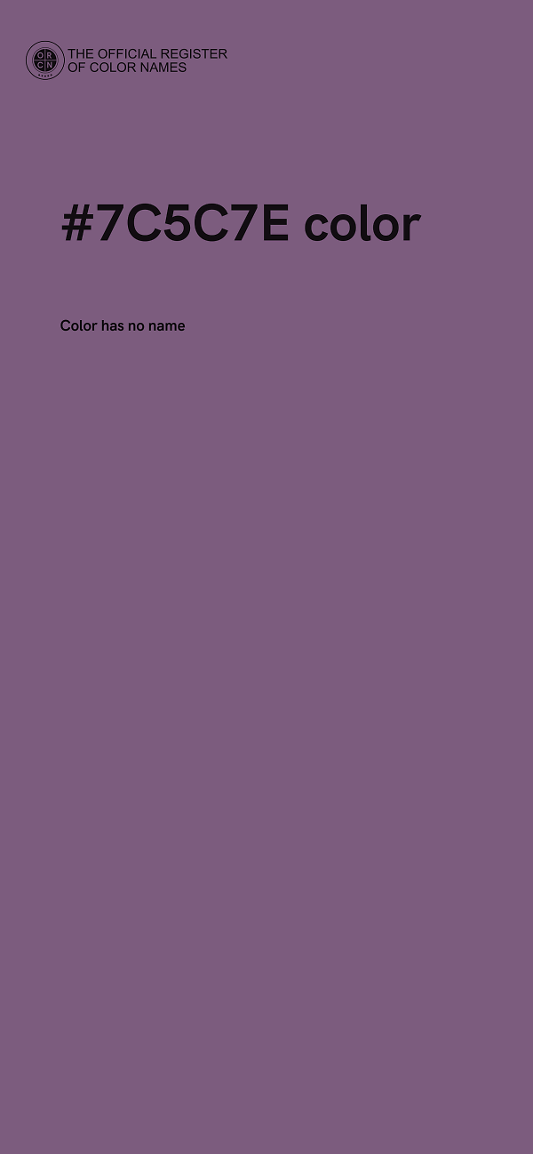 #7C5C7E color image