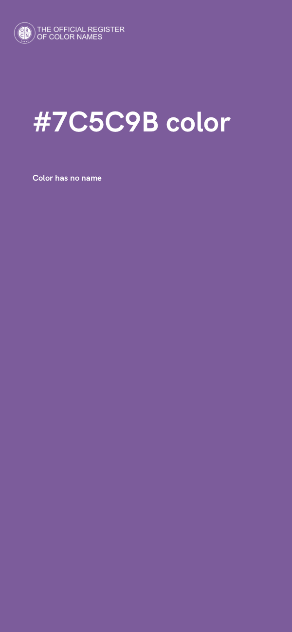#7C5C9B color image