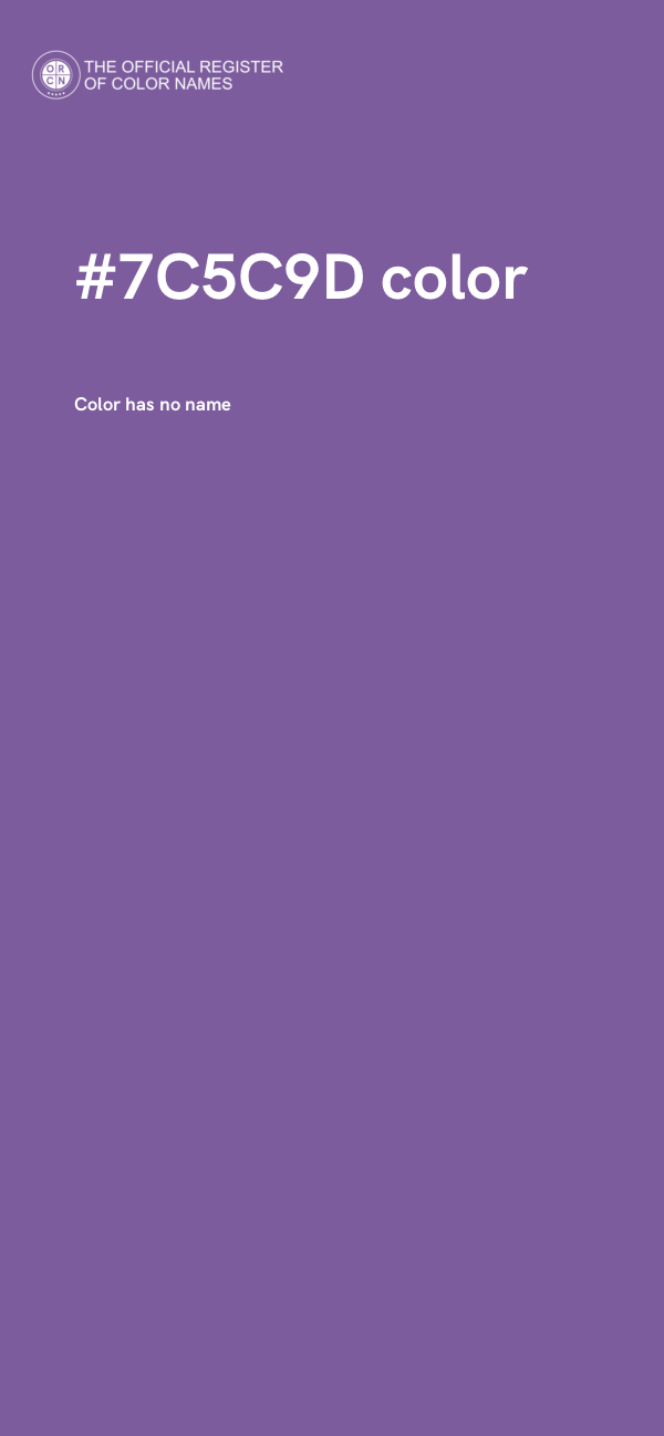 #7C5C9D color image
