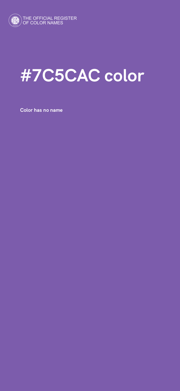 #7C5CAC color image