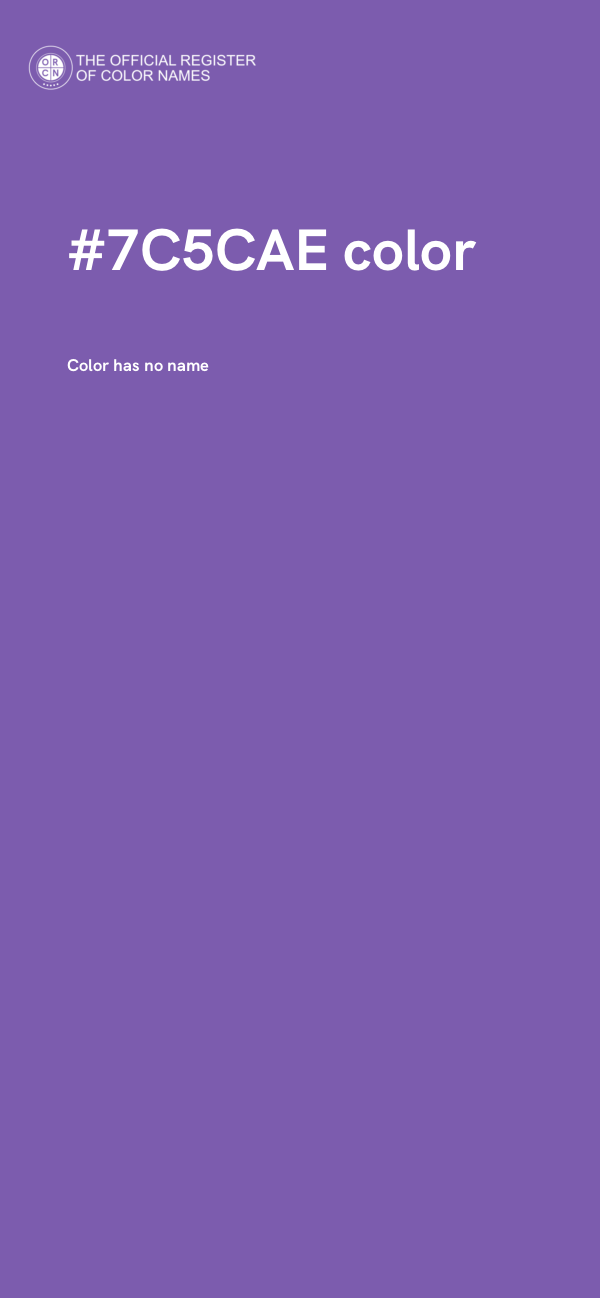 #7C5CAE color image