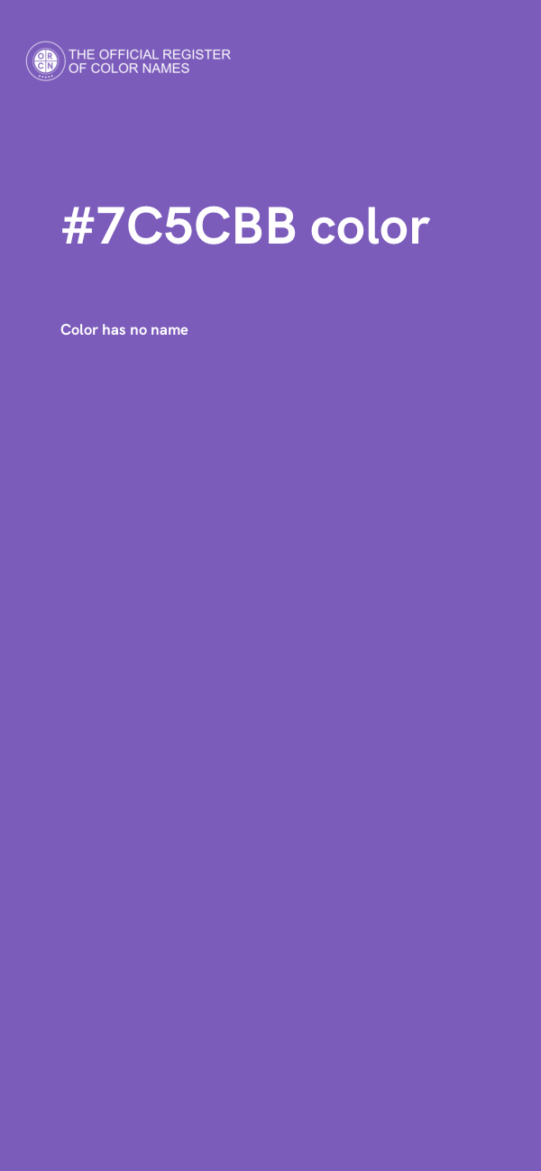 #7C5CBB color image