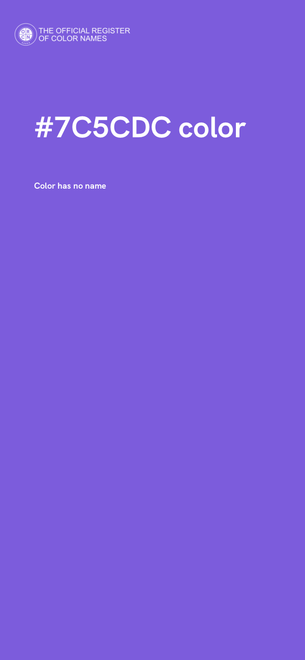 #7C5CDC color image