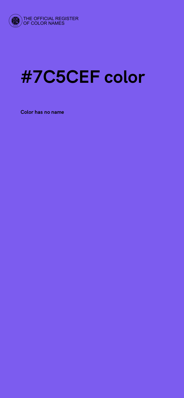 #7C5CEF color image