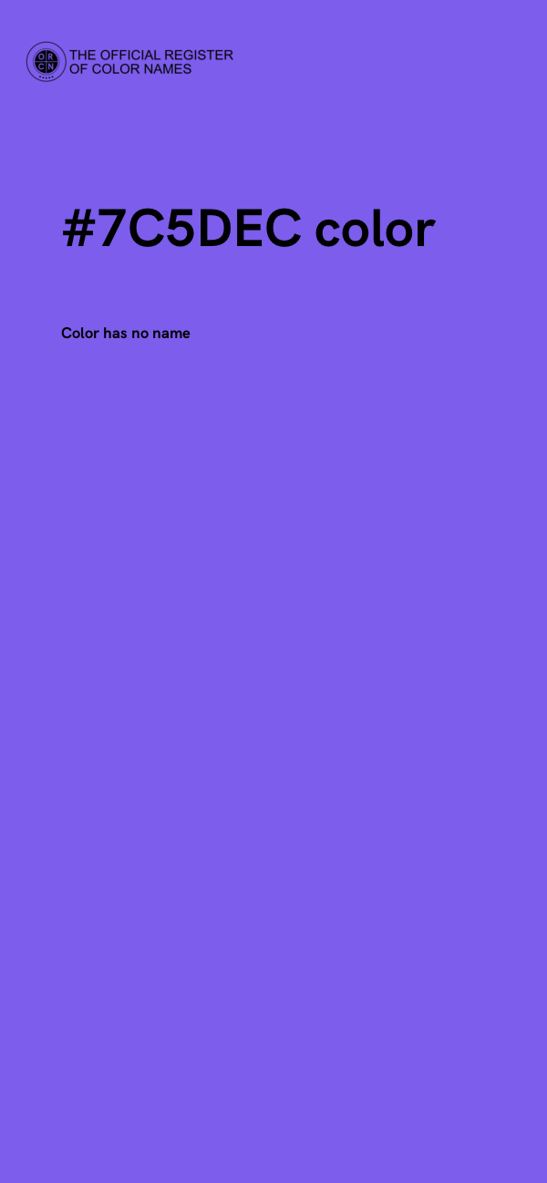 #7C5DEC color image