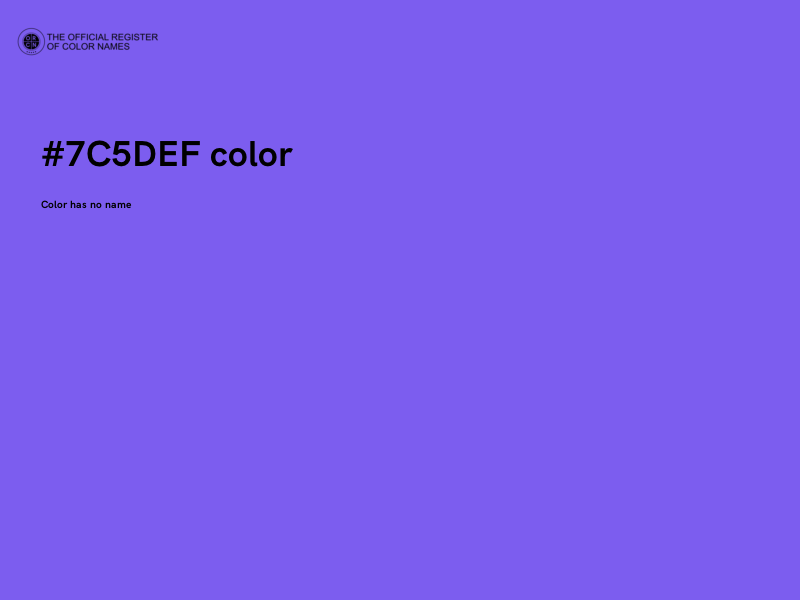 #7C5DEF color image