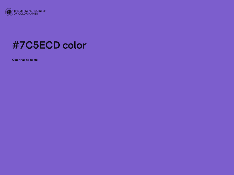 #7C5ECD color image