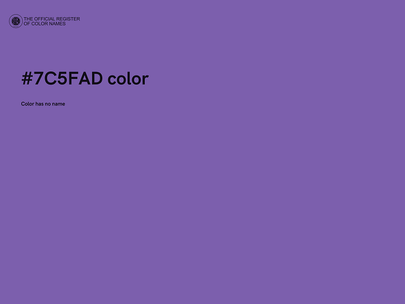 #7C5FAD color image