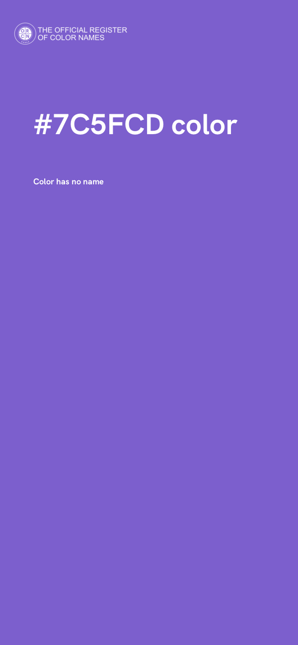 #7C5FCD color image