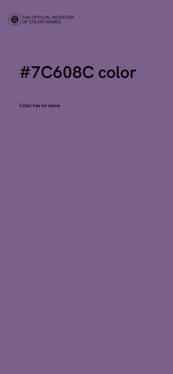 #7C608C color image