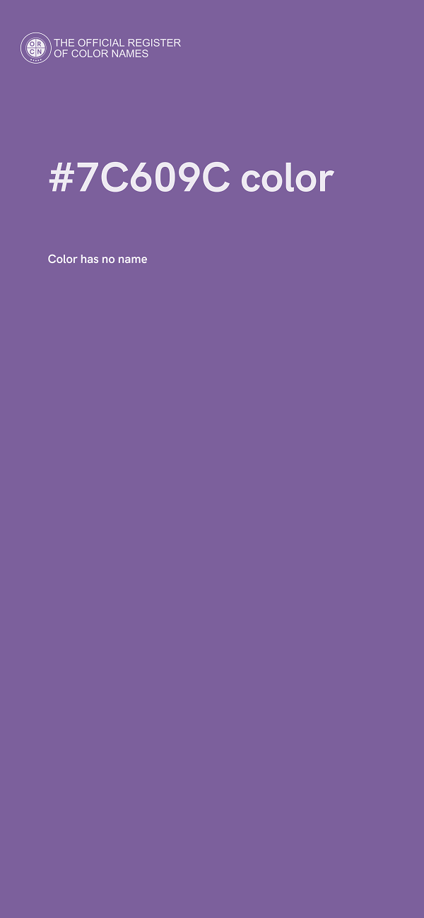 #7C609C color image